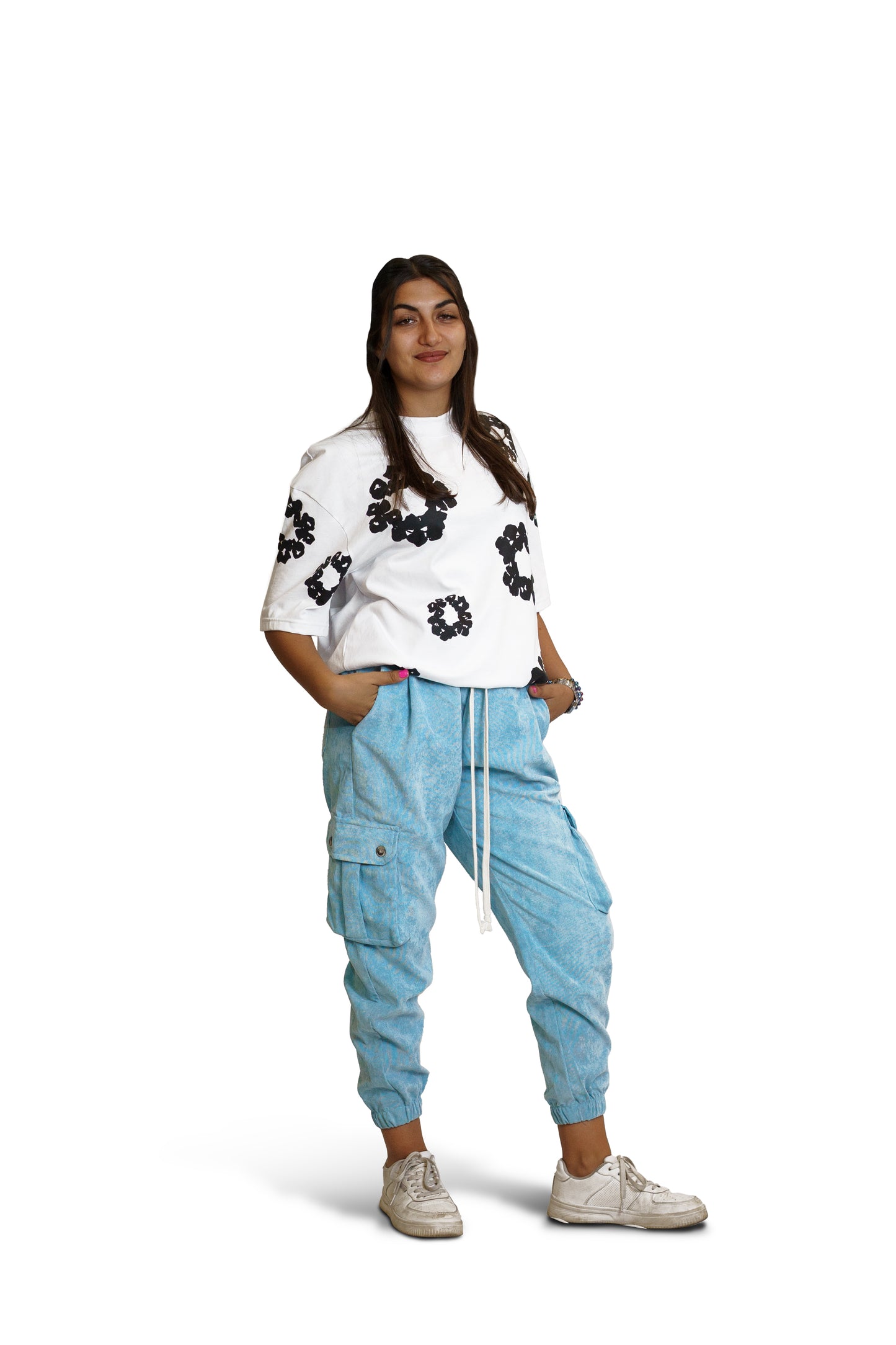 MAGLIA FIORATA COTONE UNISEX